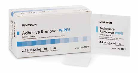 McKesson Adhesive Remover Wipes - 2.4" x 2.4"