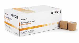 McKesson Cohesive Bandages - 2" x 5 yds., Stretched, Multi-Color Pack, Non-Sterile