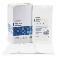 McKesson Combine ABD Pads - 5" x 9", Sterile