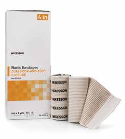 McKesson Elastic Bandages - 2" x 5 yds., Stretched, Tan, Non-Sterile