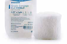 McKesson Gauze Bandage Rolls - 2.25" x 3.0 yds., Stretched, Non-Sterile