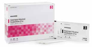 McKesson Isopropyl Alcohol Swabsticks - Isopropyl Alcohol Swabsticks, Sterile 3's