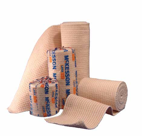McKesson Knit Elastic Bandages - 3" x 5 yds., Stretched, Tan, Sterile