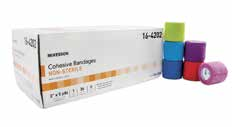 McKesson Latex Cohesive Bandages - 1" x 5 yds., Latex, Tan, Non-Sterile