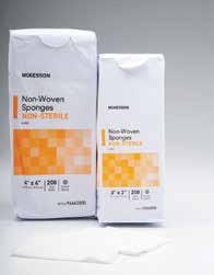 McKesson Non-Woven Sponges, Poly-Rayon Blend - 2" x 2", 4-Ply, Sterile