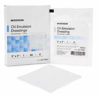 McKesson Oil Emulsion Dressings - 3" x 3", Sterile