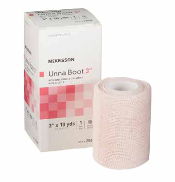 McKesson Unna Boot With Calamine - 3" x 10 yds., Non-Sterile