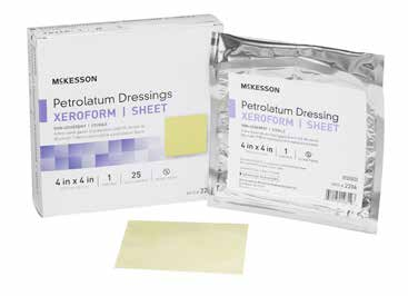 McKesson Xeroform Petrolatum Dressings - 4" x 3 yds., Sterile